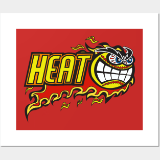 Heat Softball Logo Posters and Art